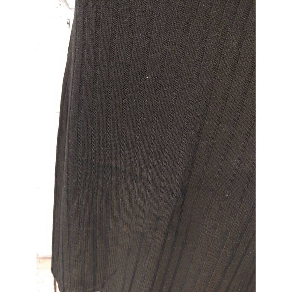 Vintage Women's Size Small Black Knit Skirt - Picture 4 of 4
